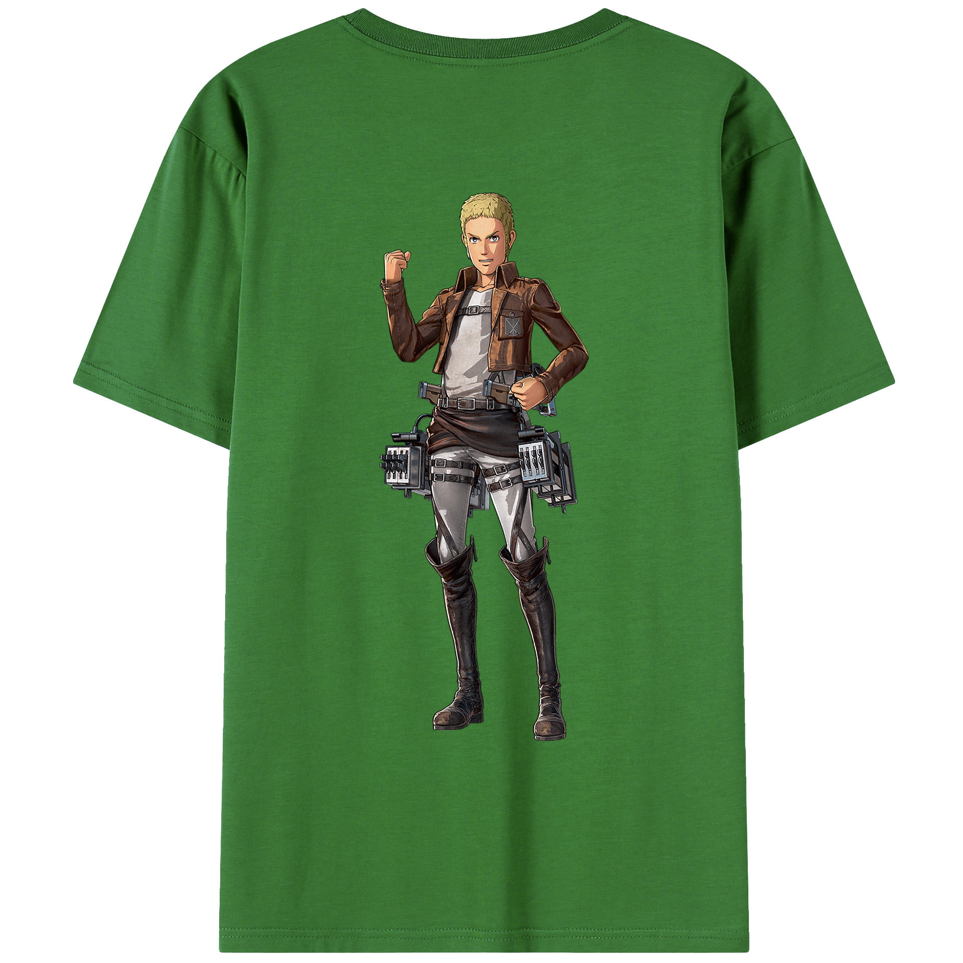 （画像用） 進撃の巨人 ライナー・ブラウン Attack on Titan Reiner Braun レディース半袖Tシャツ(バックプリント)